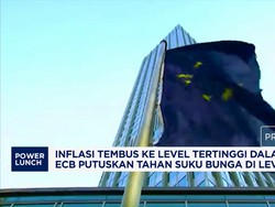 Inflasi Tembus Level Tertinggi Dalam 3 Tahun, ECB Tahan Suku Bunga
