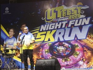 350 Peserta Ramaikan Lari Malam UT Fest 2026 di Kupang