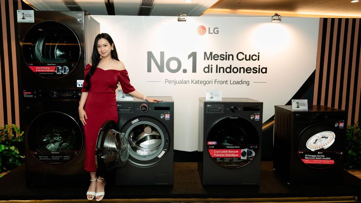 LG Andalkan Mesin Cuci AI di RI, Kapasitasnya hingga 25 Kg — NadiKabar.com