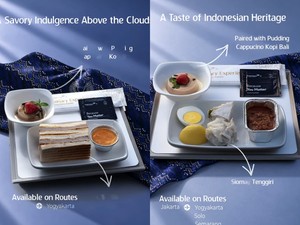 Ada Rendang Hingga Kue Gandos! Intip Menu Nusantara di Garuda Indonesia