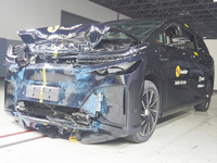 Mobil listrik asal China, XPENG X9, berhasil meraih peringkat keselamatan bintang lima dari Australasian New Car Assessment Program (ANCAP). (Dok. ANCAP)