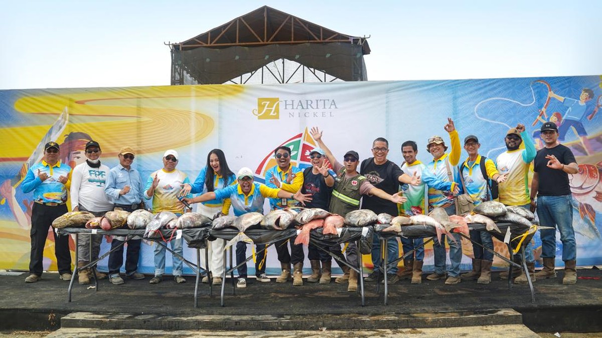 Nelayan Obi Ikut Lomba Mancing di Festival Harmoni, Tangkapan Beragam