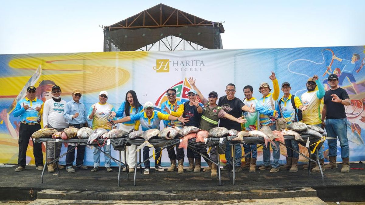 Nelayan Obi Ikut Lomba Mancing di Festival Harmoni, Tangkapan Beragam