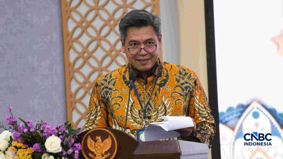 Pelaksana Tugas (Plt.) Direktur Jenderal Industri Agro Kemenperin Putu Juli Ardika saat ditemui di Jakarta, Jumat (30/10/2026). (CNBC Indonesia/Ferry Sandi)