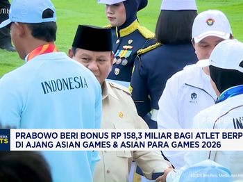 Prabowo Beri Rp 158,3 M ke Juara Asian Games & Asian Para Games 2026