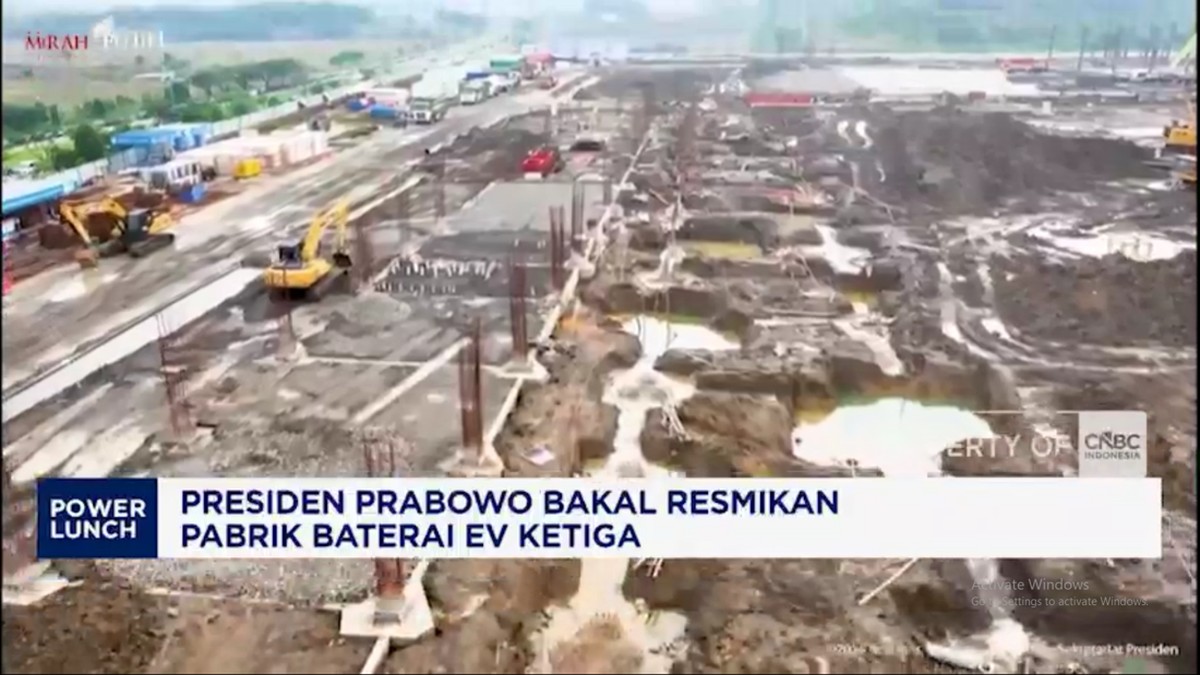 Video: Presiden Prabowo Bakal Resmikan Pabrik Baterai EV Ketiga 