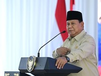 Presiden Prabowo Subianto meresmikan SMA Taruna Nusantara Kampus Cimahi yang berlokasi di Kota Cimahi, Provinsi Jawa Barat, pada Jumat, (30/10/2026). (Dok. BPMI)