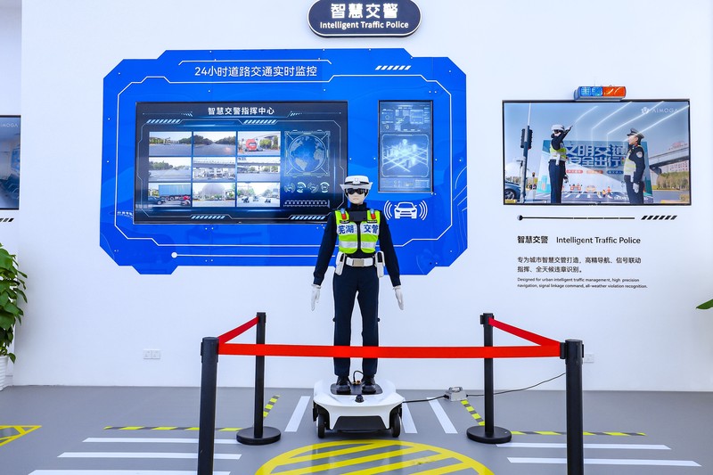 Robot-robot AiMoga dalam ajang Chery International User Summit 2026 di Wuhu, China Oktober 2026 ini. (Dok. Chery)