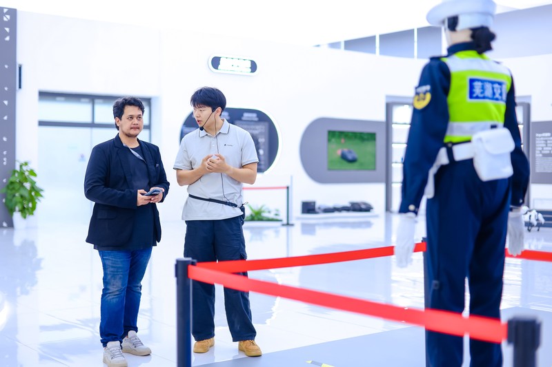 Robot-robot AiMoga dalam ajang Chery International User Summit 2026 di Wuhu, China Oktober 2026 ini. (Dok. Chery)