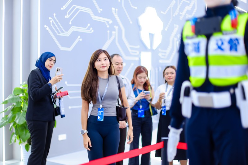 Robot-robot AiMoga dalam ajang Chery International User Summit 2026 di Wuhu, China Oktober 2026 ini. (Dok. Chery)