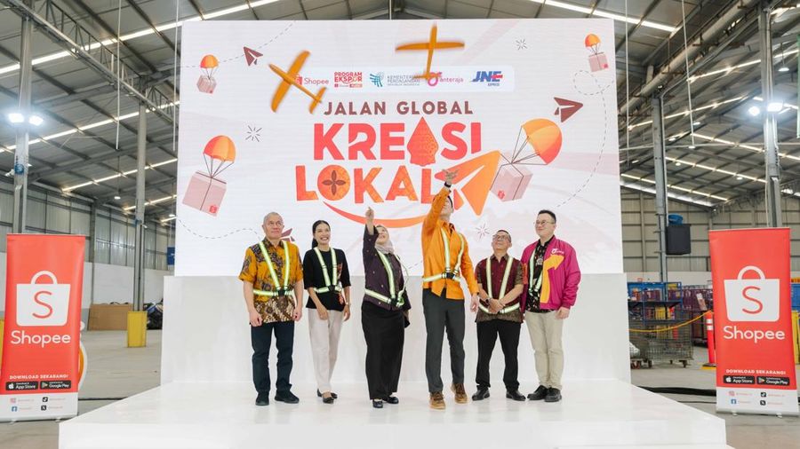 Shopee secara resmi membuka destinasi baru Program Ekspor Shopee FLEXI dengan tujuan Singapura, Thailand, Filipina, dan Brunei Darussalam lewat peluncuran Program Jalan Global Kreasi Lokal (Dok Istimewa)