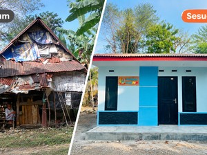 Penampakan Before-After Rumah Warga Takalar Usai Dibedah