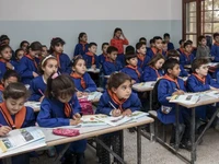 Sejumlah siswa Suriah bersekolah. (Dok. UNICEF)