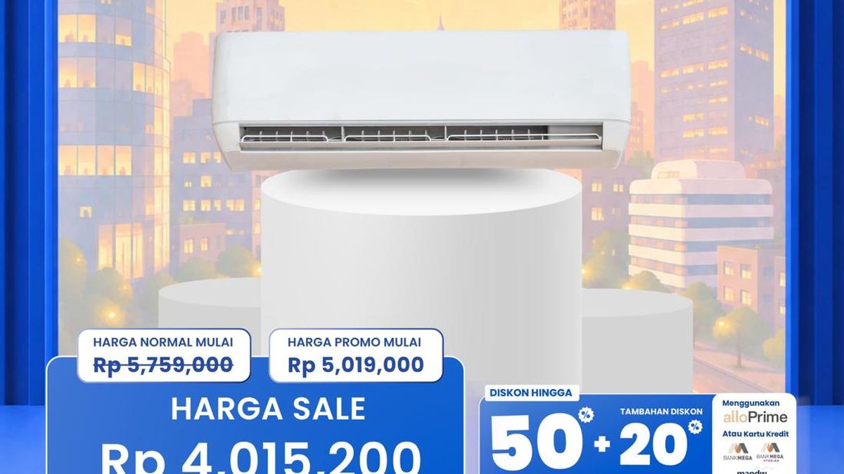Transmart Full Day Sale Obral AC Split 1PK, Kasih Diskon Hingga Rp 1,7 Juta! — NadiKabar.com